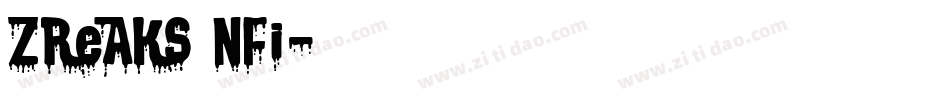 Zreaks NFI字体转换